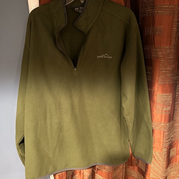 Eddie Bauer - Men's Brown & Green Fleece XXL - Picture 5 of 7
